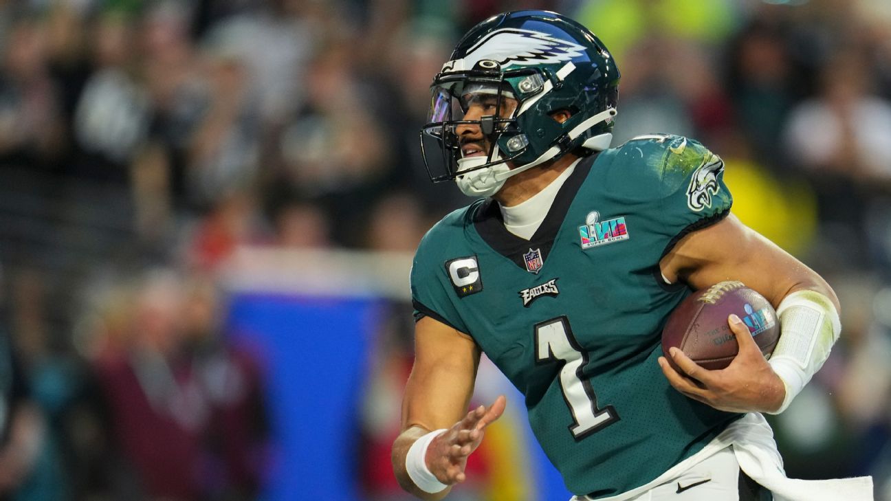 Eagles run all over Vikings, Jalen Hurts racks up three total touchdowns in  victory