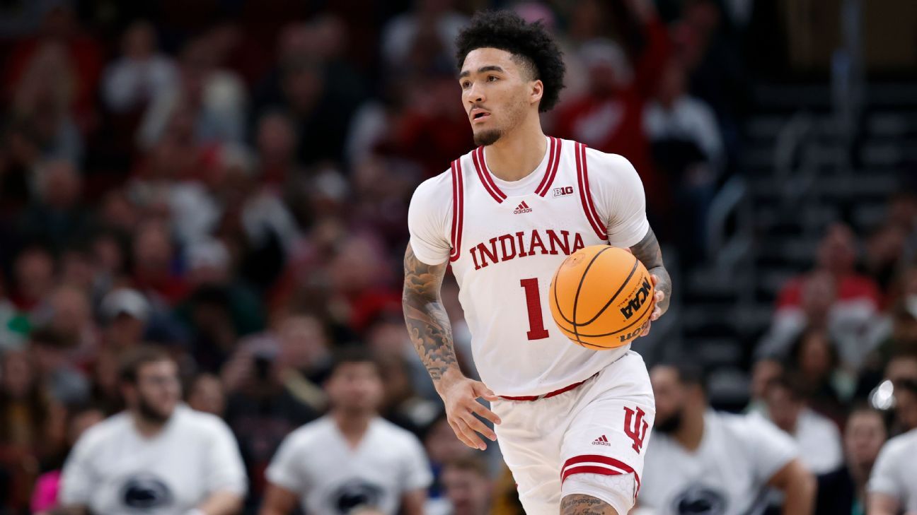 Indiana freshman Jalen Hood-Scheveno is entering the 2023 NBA draft