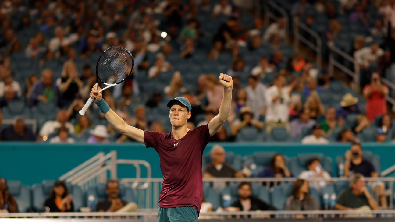 Miami Open 2023 results: Jannik Sinner stuns Carlos Alcaraz to face Daniil  Medvedev in final - BBC Sport