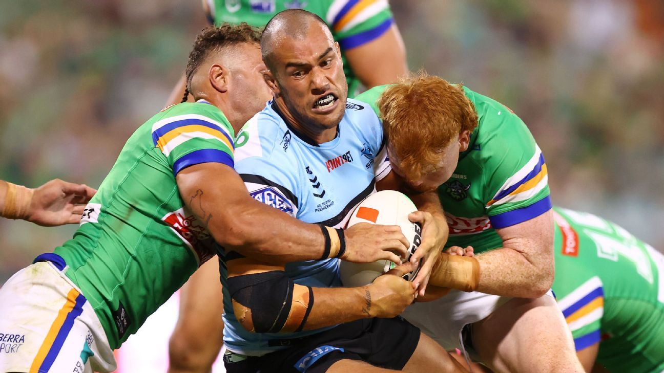 NRL Match Report: Raiders defeat Sharks in thriller