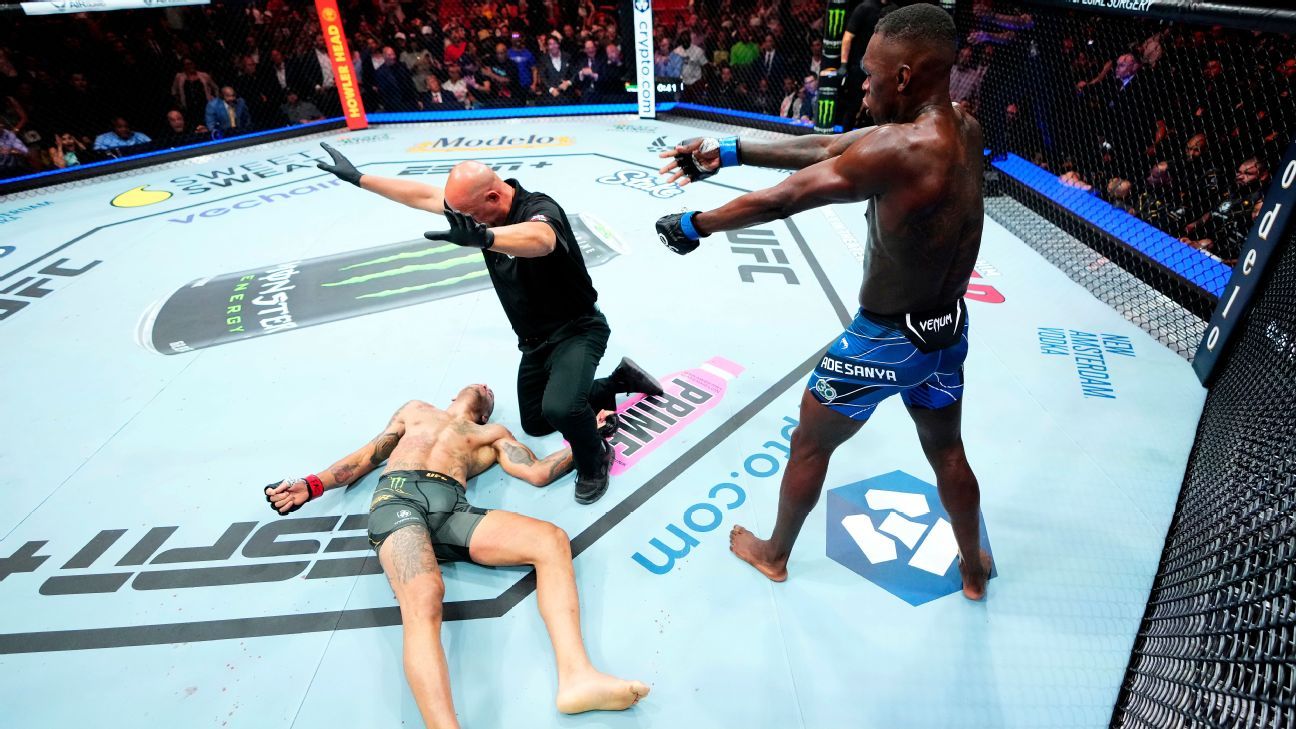 Ufc 287 Israel Adesanya Settles Score Vs Alex Pereira Jorge Masvidal Retires At Home Espn 