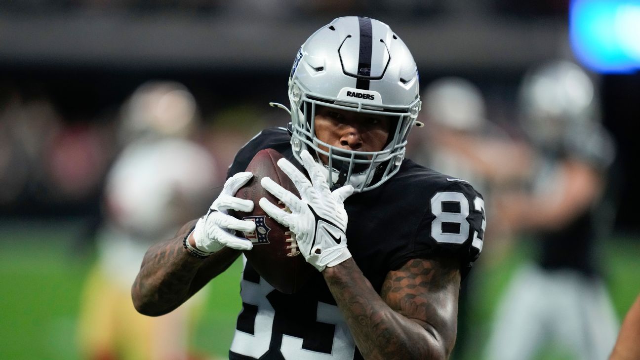 Raiders TE Darren Waller ranks the top five tight ends in the NFL