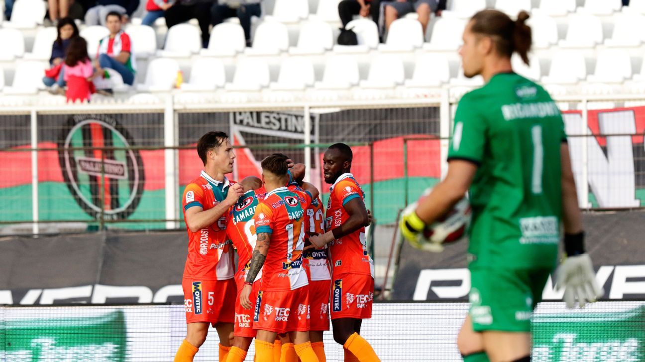 Cobresal goleó 5-1 de visitante a Palestino - ESPN