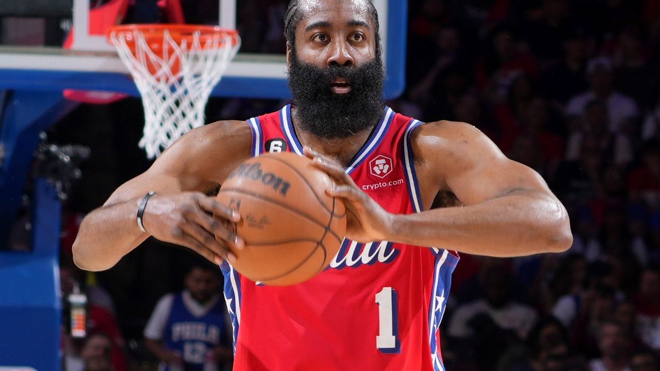 Harden authors 'perfect game,' 76ers win Game 1