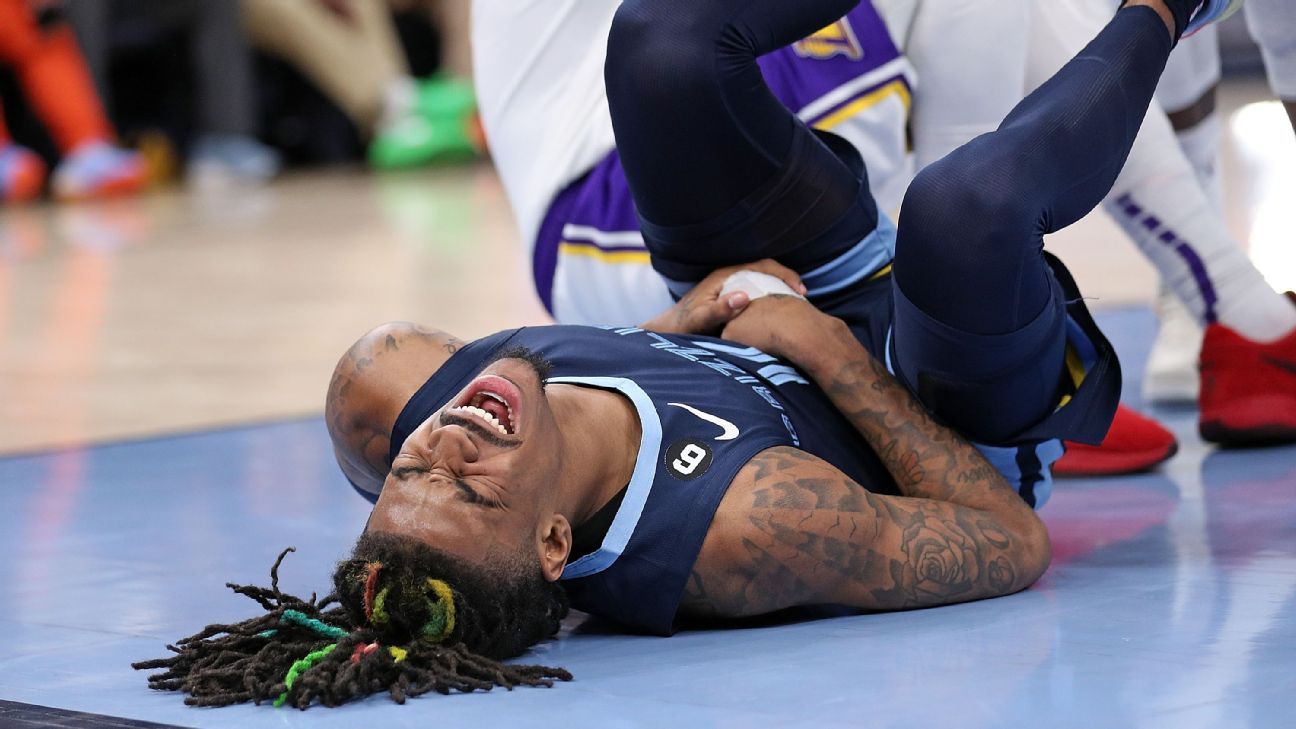 Ja Morant van de Grizzlies zal Game 2 missen met een zere rechterhand