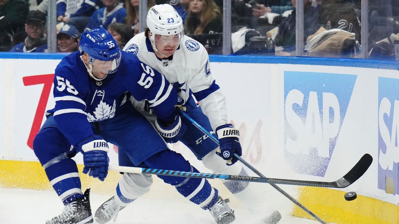 Maple Leafs' Michael Bunting faces hearing over Cernak hit - ESPN