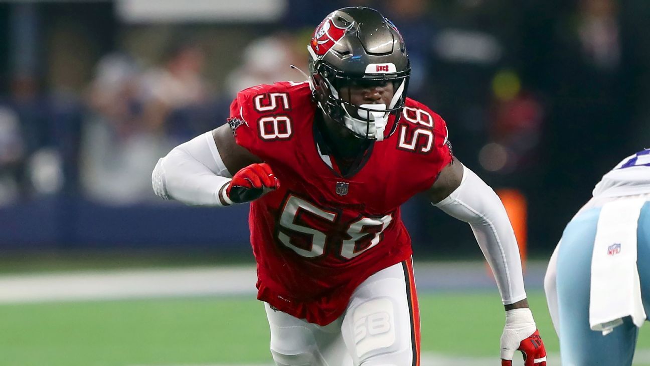 Buccaneers' Russell Gage suffered ruptured right patellar tendon