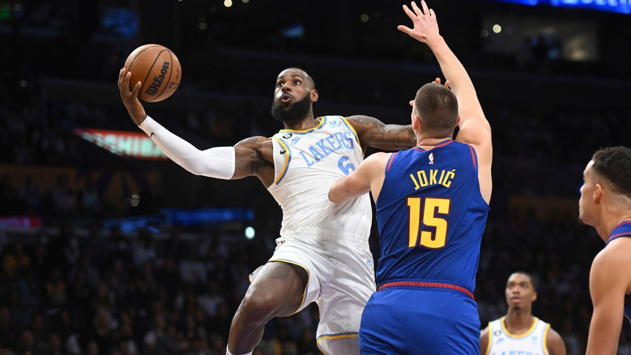 NBA PLAYOFFS AO VIVO - LOS ANGELES LAKERS x DENVER NUGGETS l Lebron James  vs Nikola Jokic 