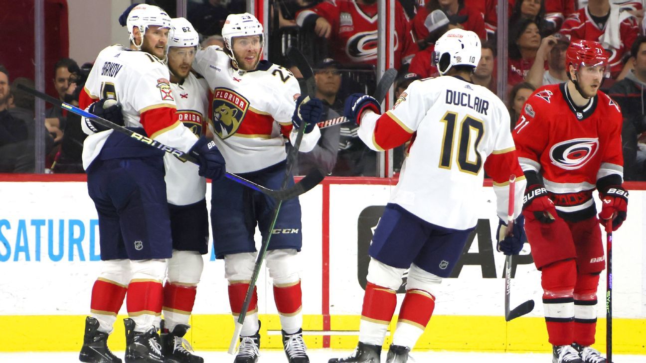 Panthers, Canes skip practice after marathon G1
