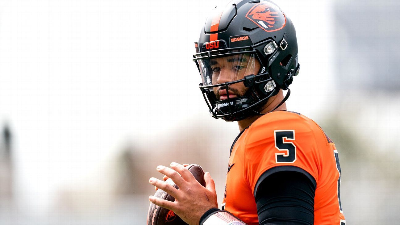 Beavers QB Uiagalelei again enters transfer portal