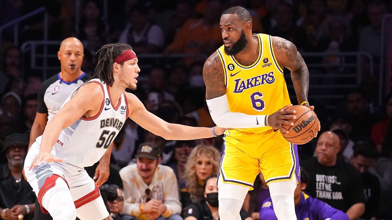 Les Lakers de Lebron James balayés, les Denver Nuggets se