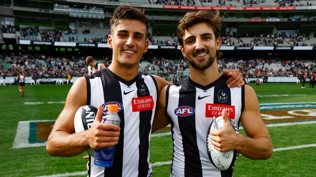 AFL Collingwood Magpies brothers Josh and Nick Daicos sign contract ...