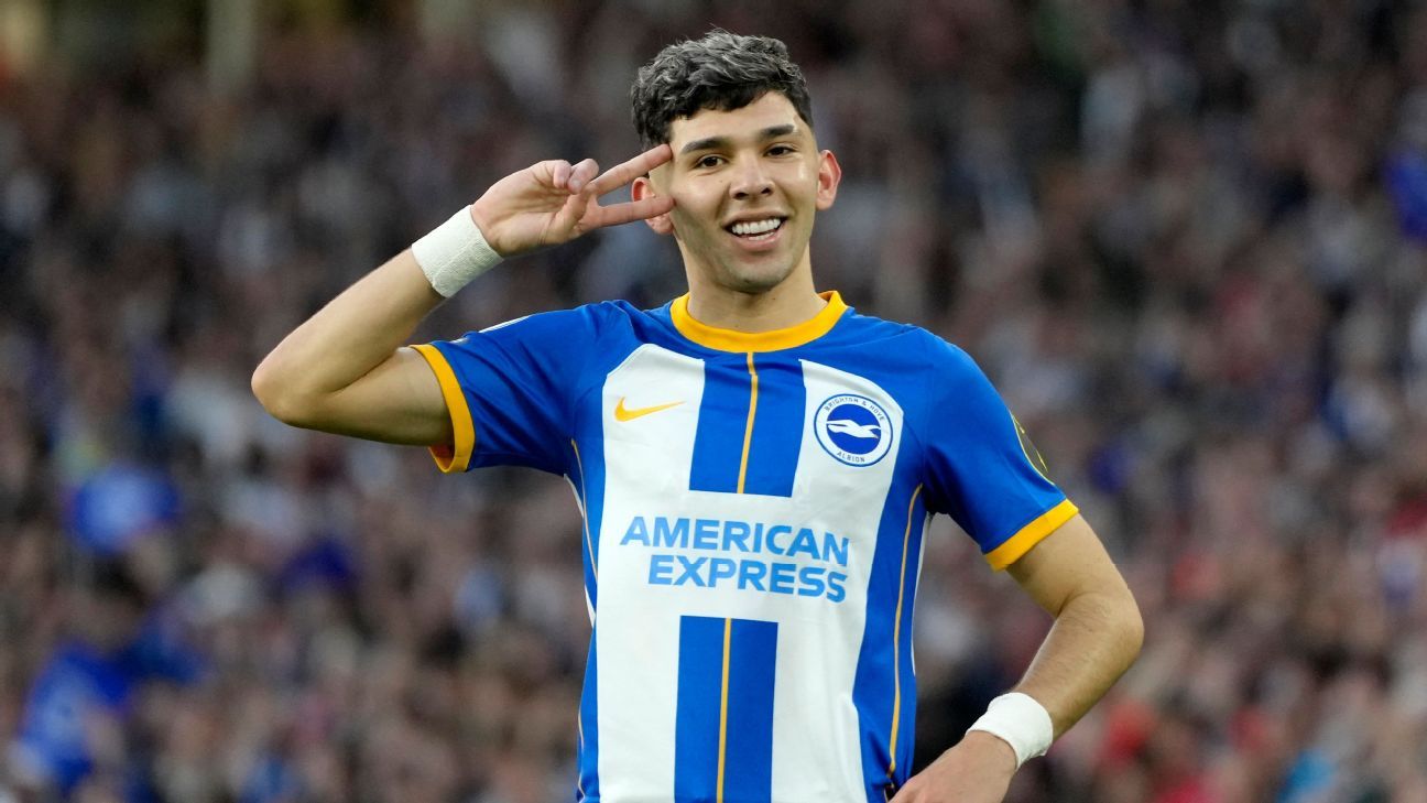 Julio Enciso anotó un golazo para el Brighton ante Manchester City - ESPN