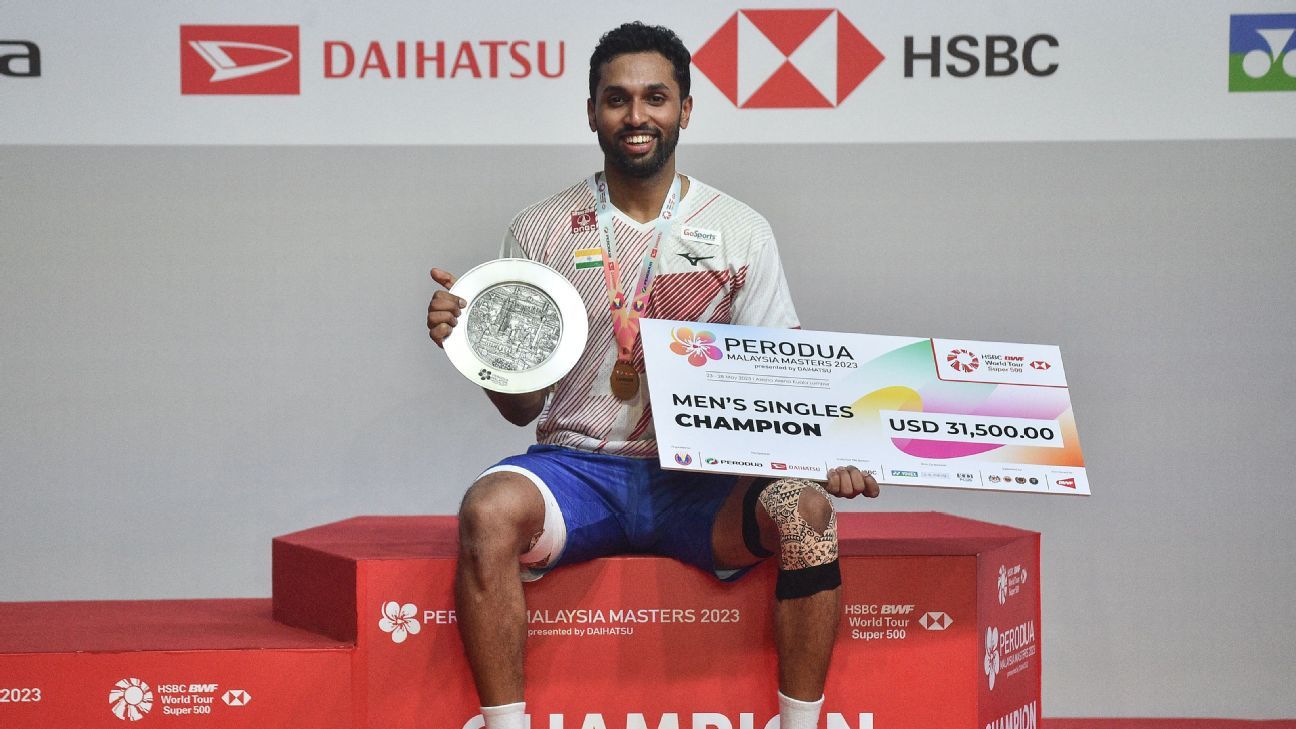 BWF Malaysia Masters：HS Prannoy 大胜 Weng HY 夺得首个世界巡回赛冠军