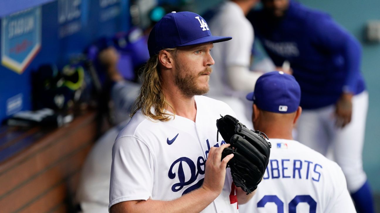 Dodgers place pitcher Noah Syndergaard on injured list with no