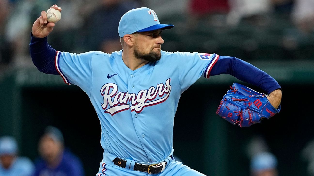 Texas Rangers go powder blue