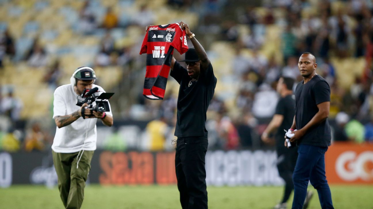 Vinicius Jr. se declara ao Flamengo no aniversário do clube: Sempre vou te amar