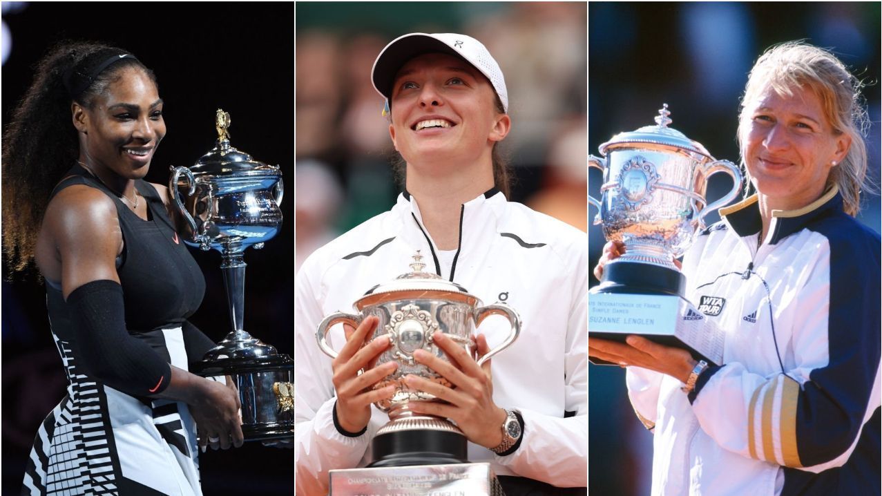 With Swiatek’s triumph at Roland Garros, that is the listing of the highest Grand Slam winners