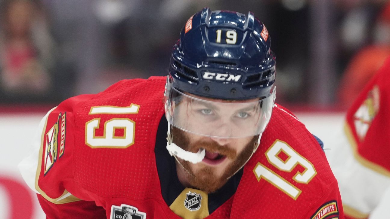 Matthew Tkachuk returns from big hit in Stanley Cup Final, adds