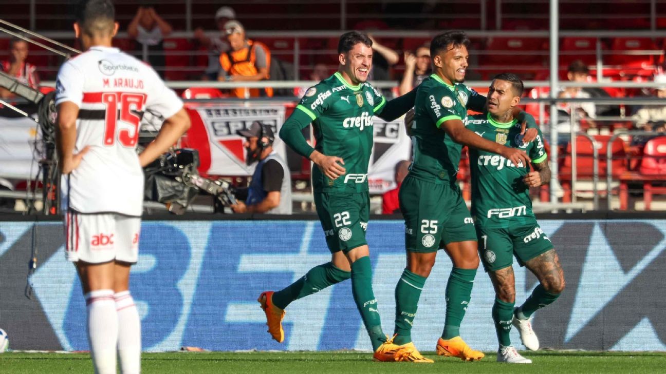 Palmeiras vence São Paulo com gol de Endrick e segue colado na liderança do Brasileirão ESPN