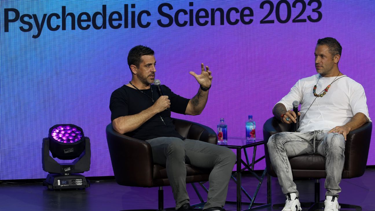 Aaron Rodgers Drops Anti-Vax Joke at Psychedelics Conference