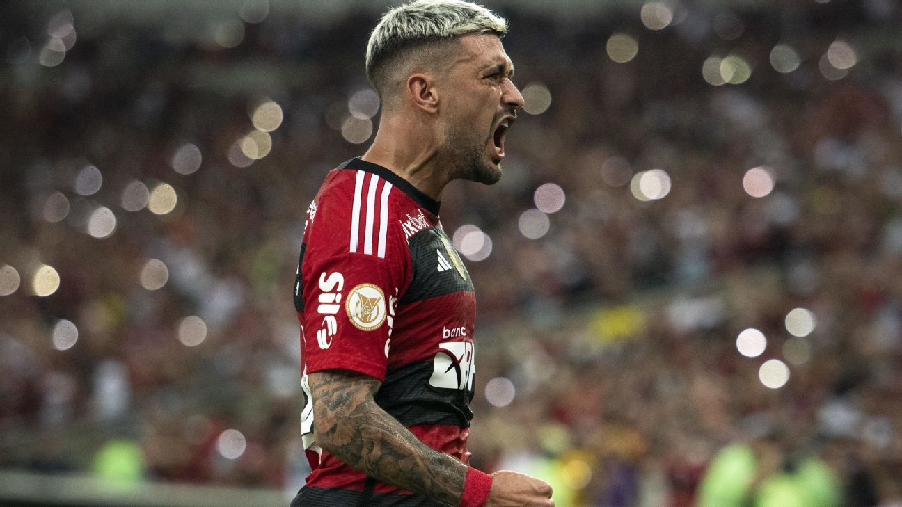 A mensagem de Arrascaeta depois da derrota do Flamengo na ida da final da Copa do Brasil