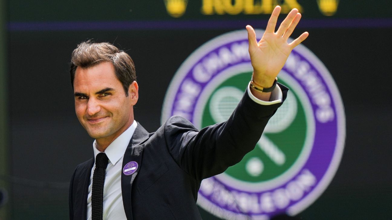 Federer será homenajeado especialmente en Wimbledon ESPN