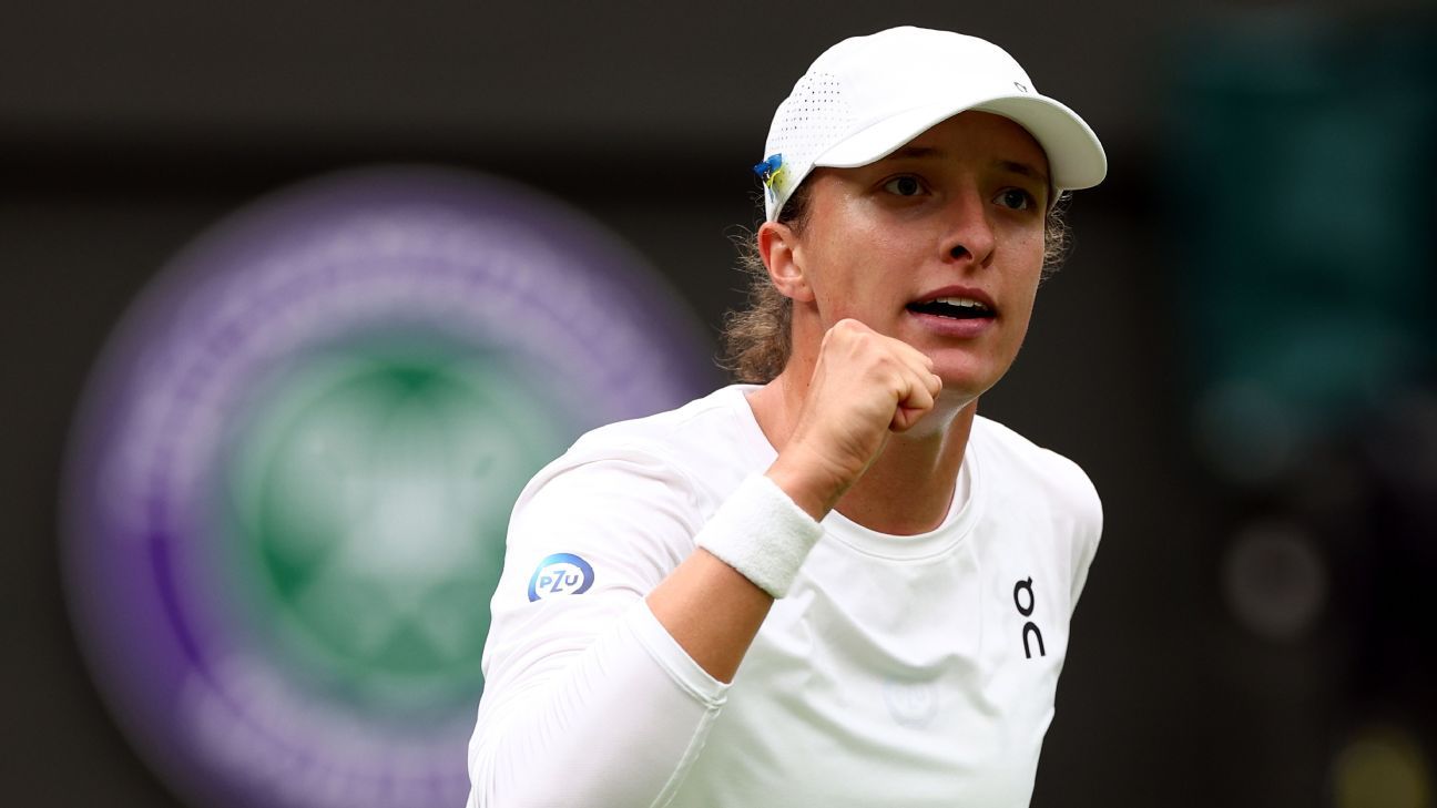 Iga Swiatek, American Jessica Pegula advance at Wimbledon