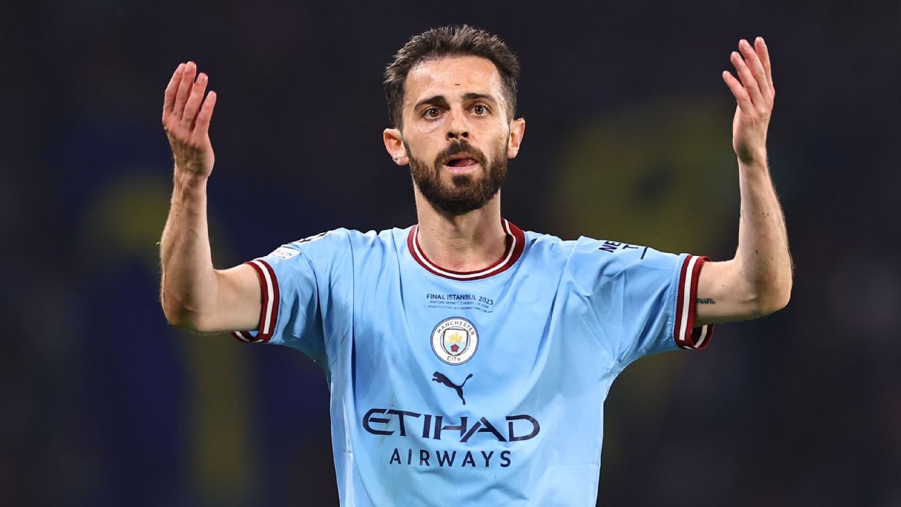 Pep Guardiola: 'I don't know' if Bernardo Silva has decided to leave Man City