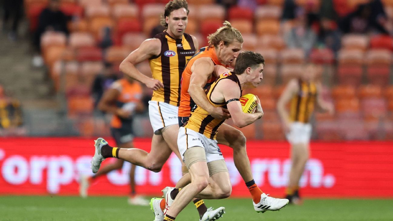 AFL GWS Giant Nick Haynes cops onematch ban for dangerous tackle ESPN