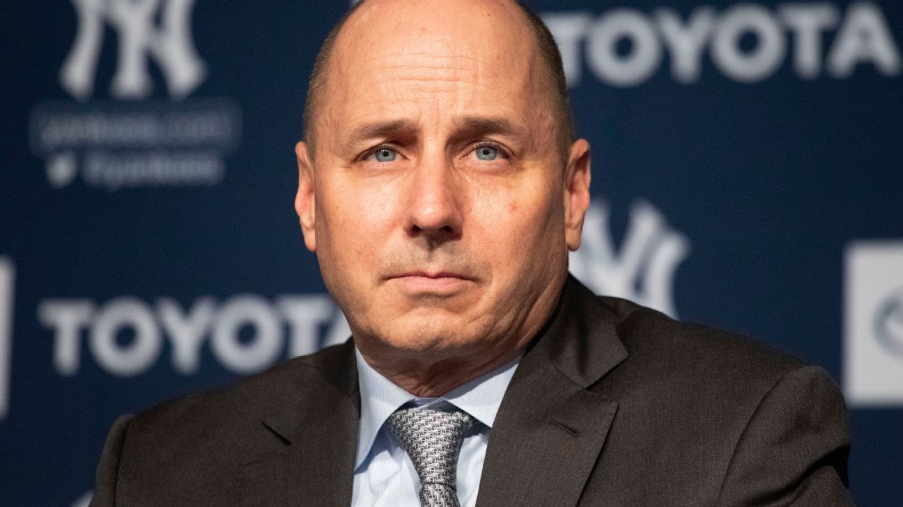 Cashman joins Yanks amid slide; Hal on hand