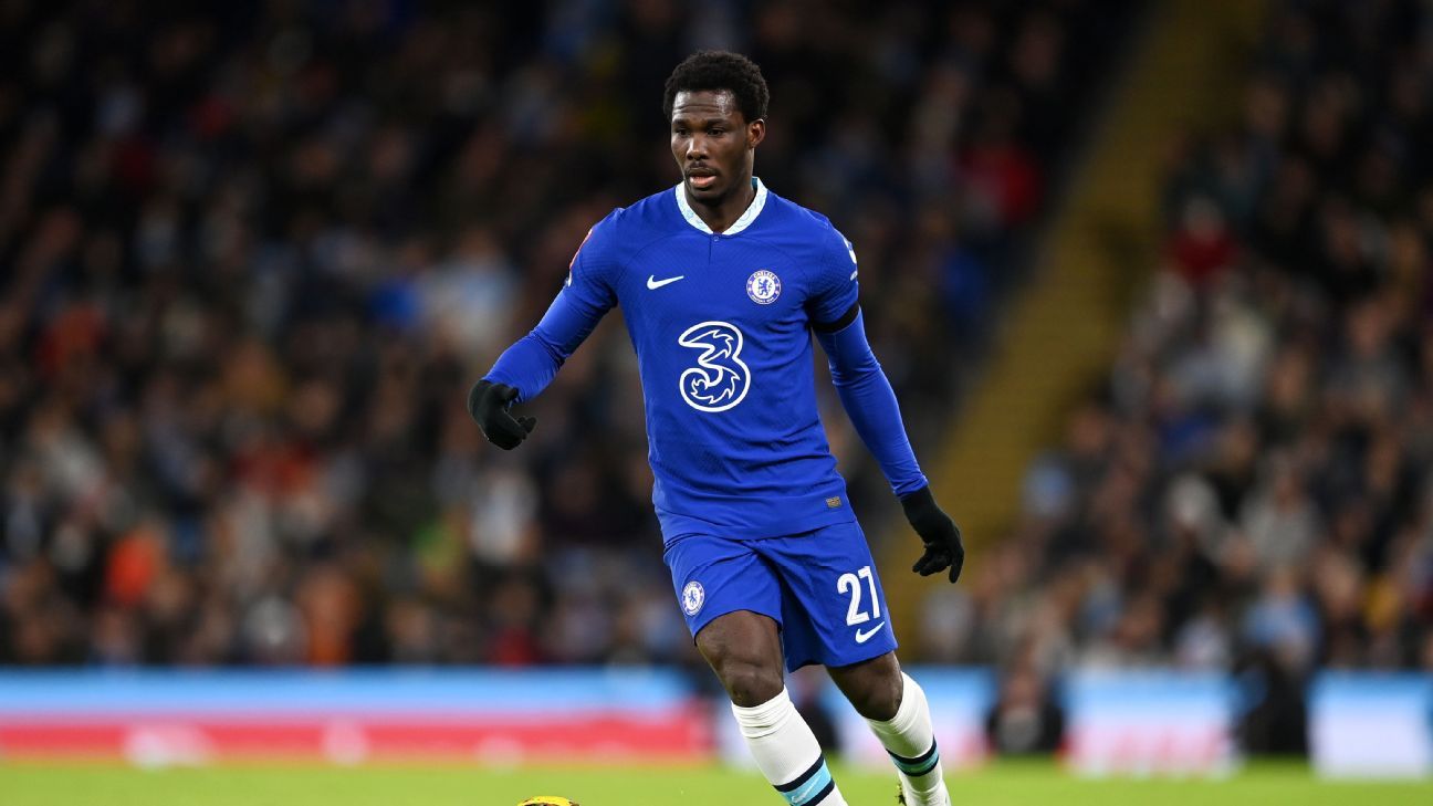 David Datro Fofana in action for Chelsea.