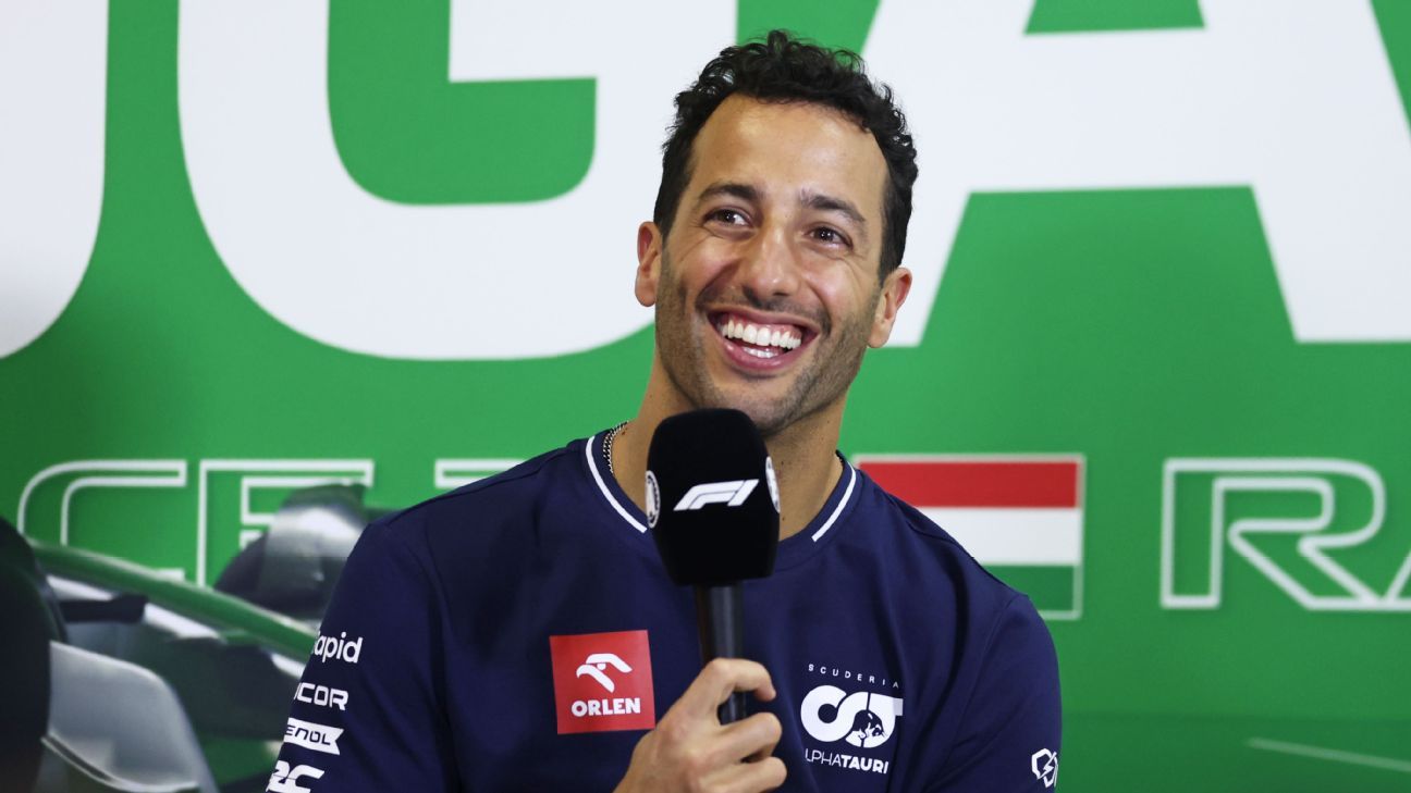 Ricciardo ‘in love’ with F1, aims for RB return Auto Recent