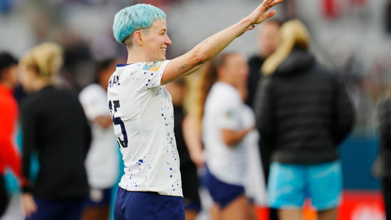 Megan Rapinoe Wins 200th Uswnt Cap At Womens World Cup Espn 