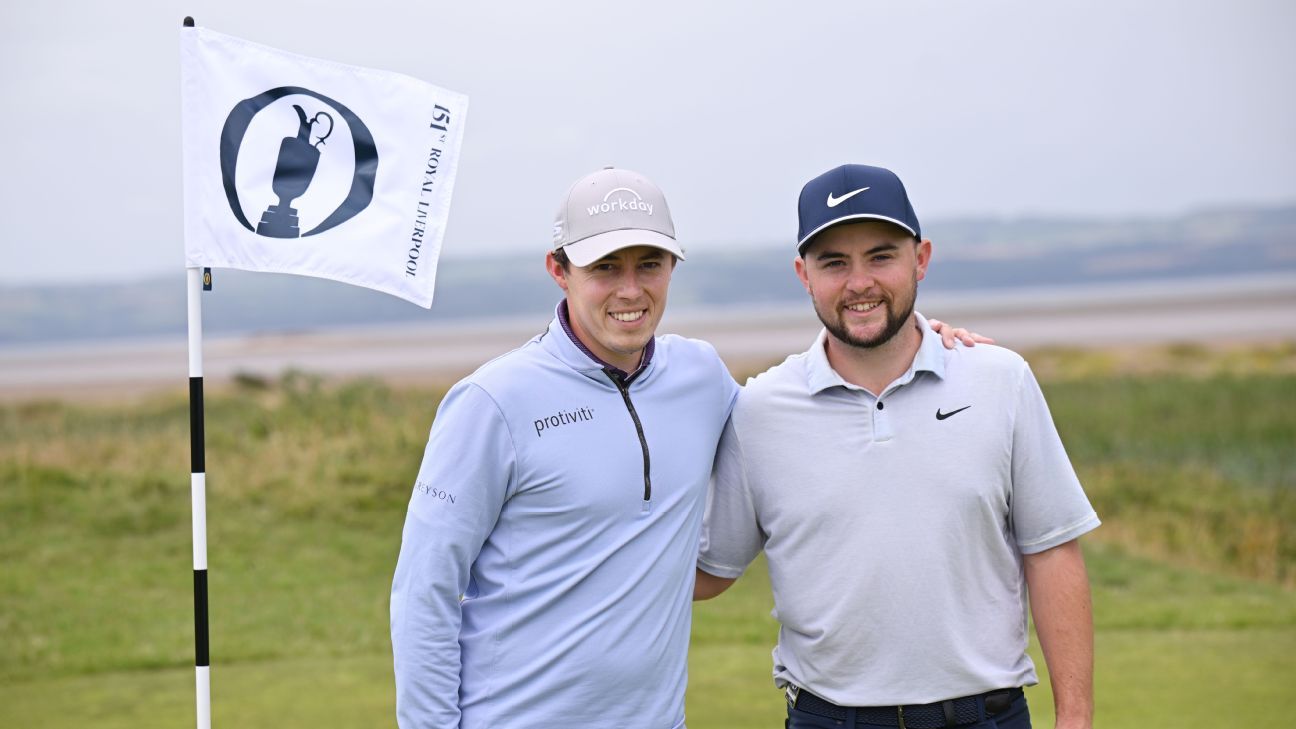 Alex and Matt Fitzpatrick playing well in 'special' Open Championship ...