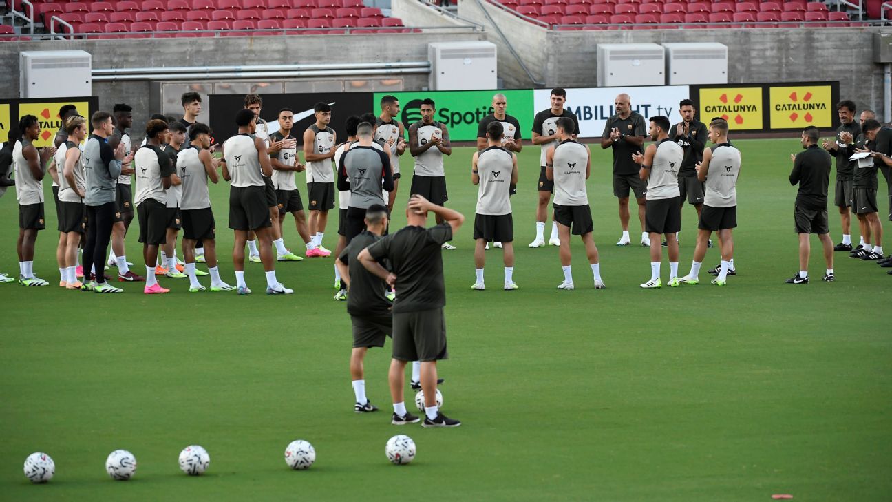 Barcelona have announced the cancellation of their match against Juventus due to several players being ill