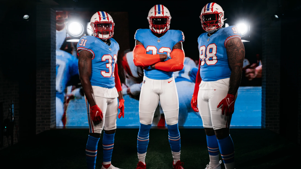 Tennessee Titans reveal throwback Oilers uniforms ESPN