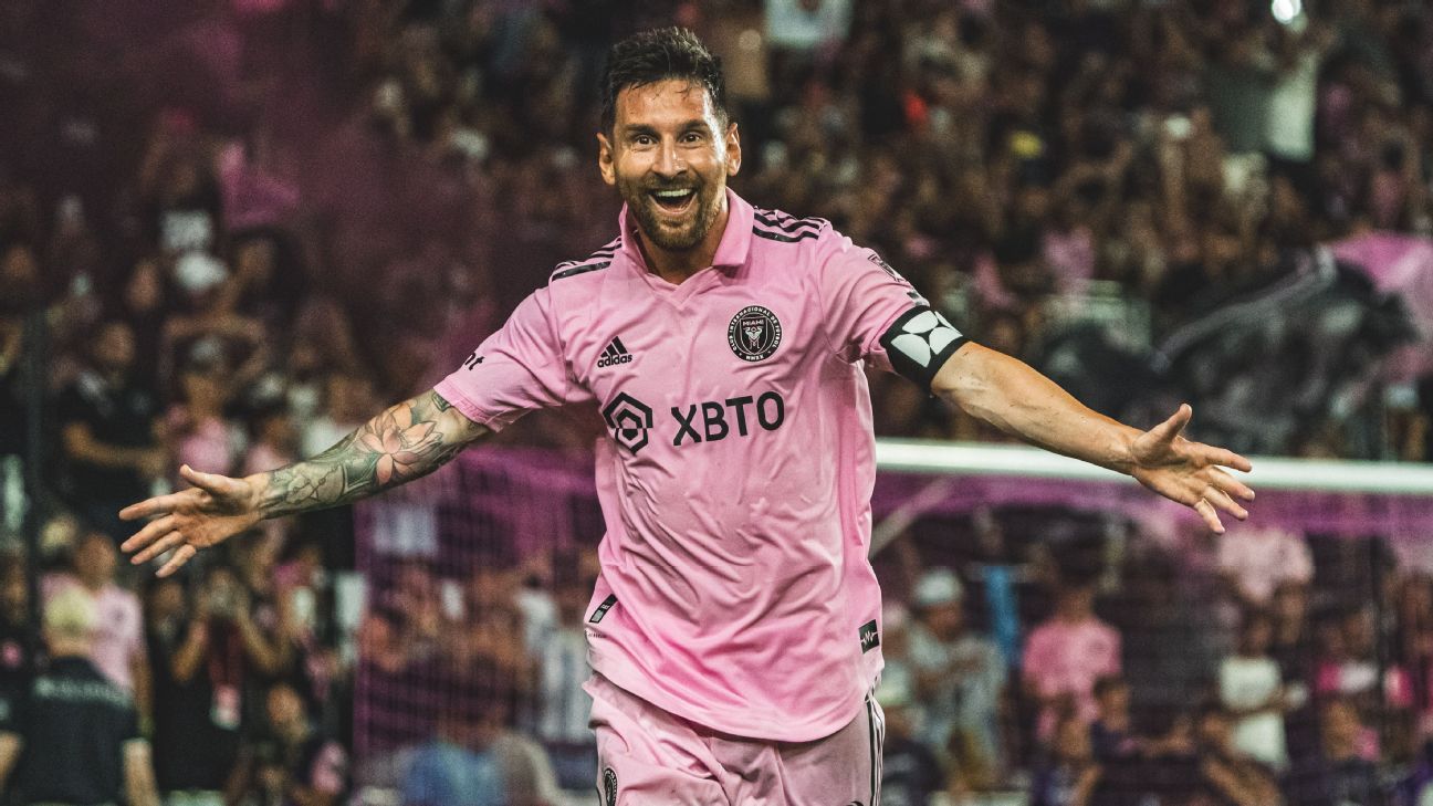 Messi Inter Miami jersey available for purchase on Adidas