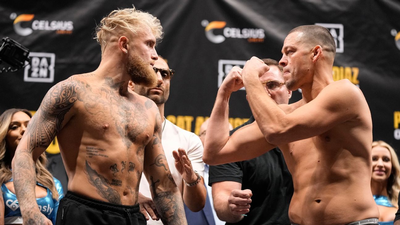 How to Watch Jake Paul vs. Nate Diaz Online: Live Stream Boxing Fight