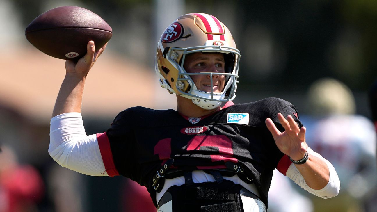 Brock Purdy cleared for practice, enters training camp as 49ers' starting  quarterback