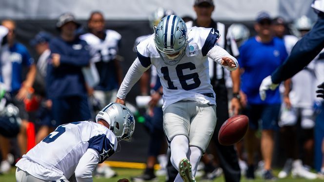 Cowboys cut struggling kicker Tristan Vizcaino; USFL product