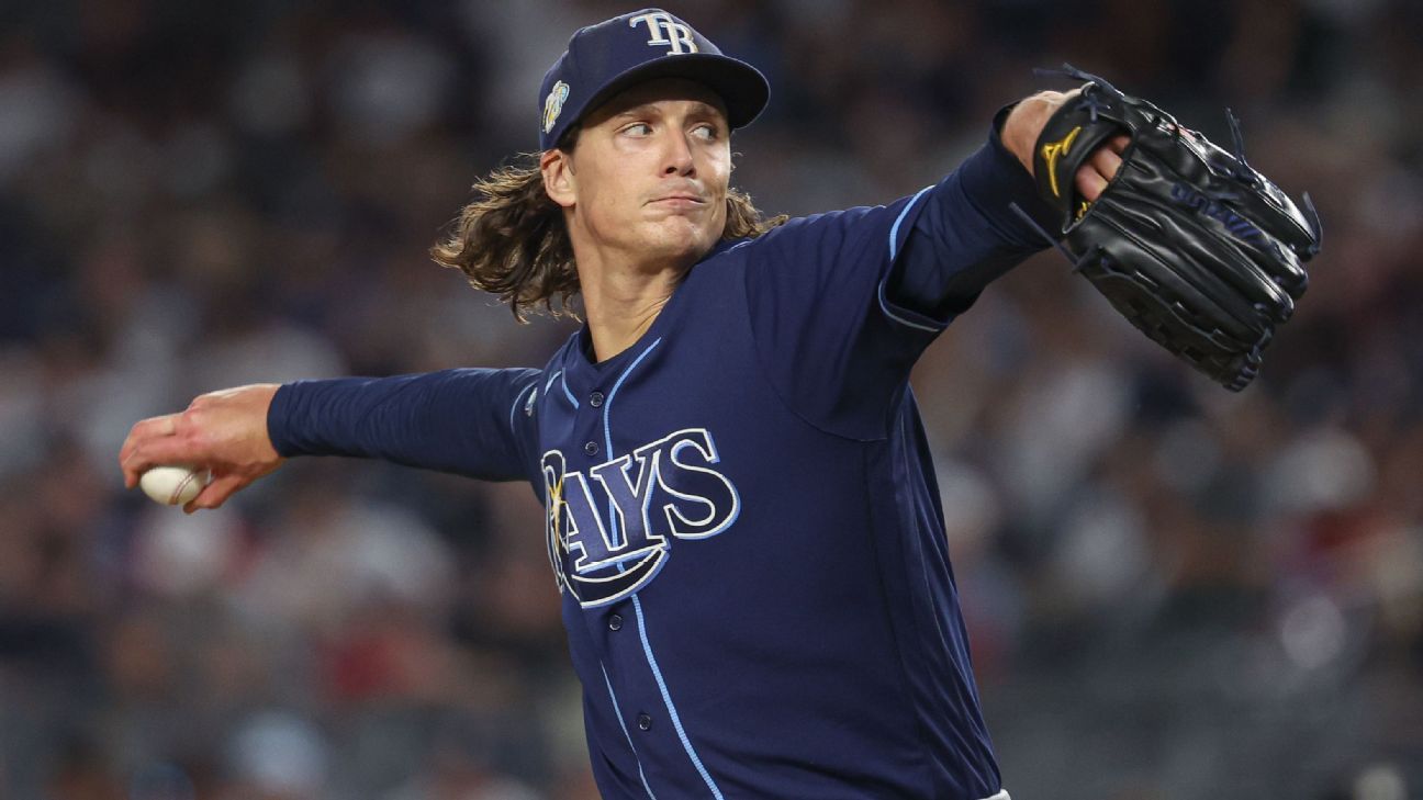 Tyler Glasnow will be the Tampa Bay Rays Opening Day starter for