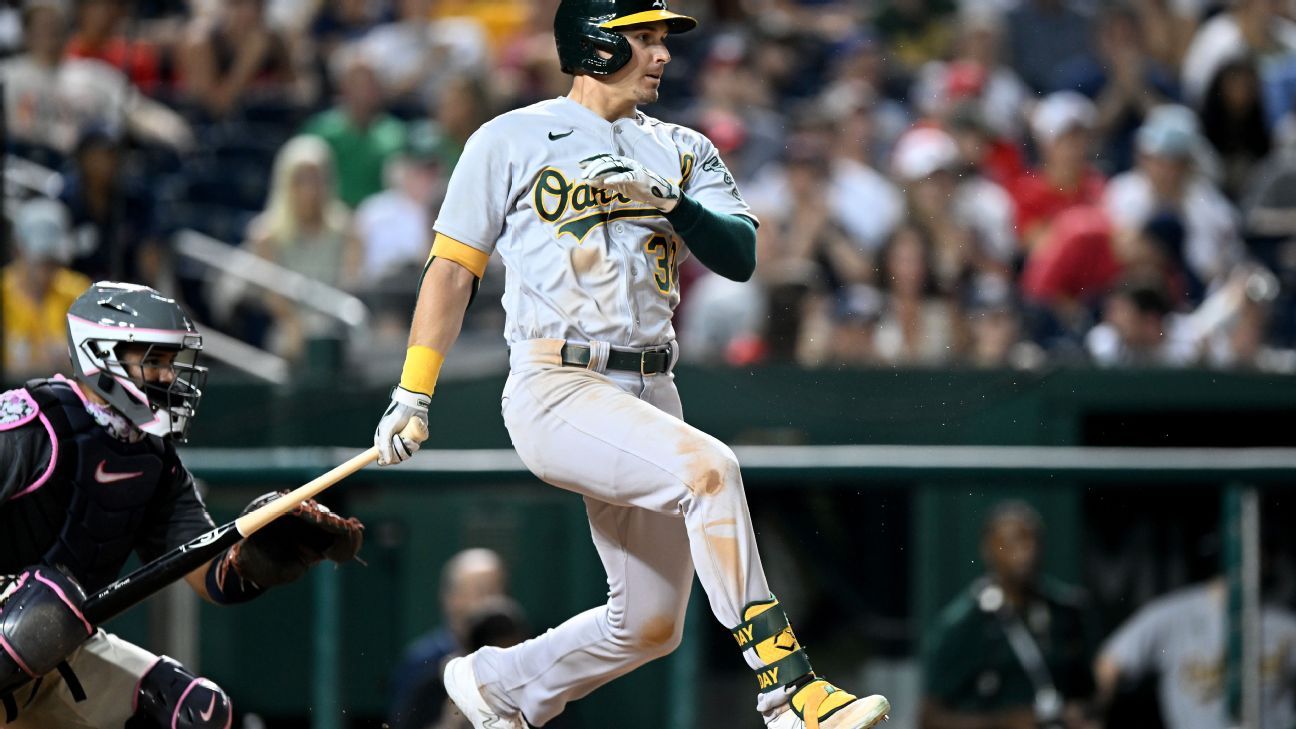 Athletics option OF J.J. Bleday to Triple-A