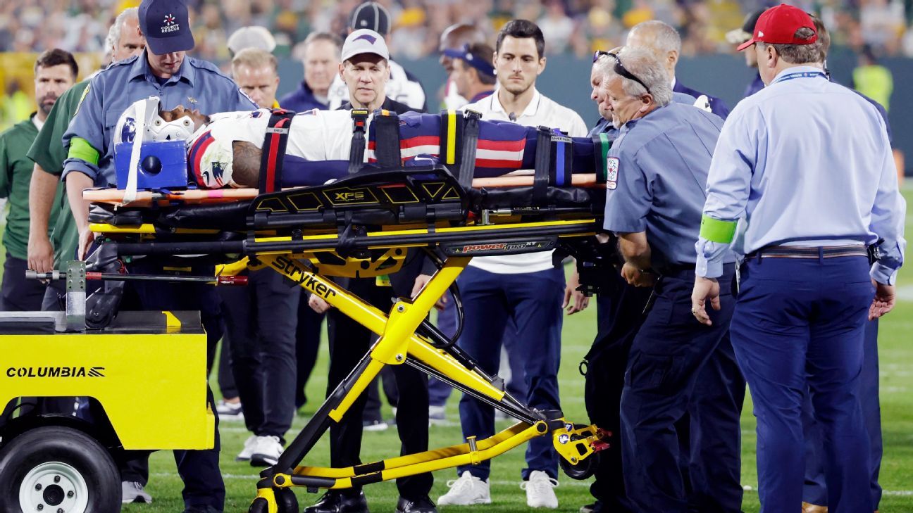 Isaiah Bolden recebe alta do hospital.  Patriots-Titans estão treinando fora