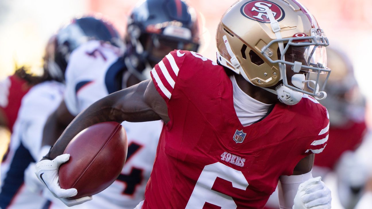 The #49ers will place WR Danny Gray (shoulder) on the short-term