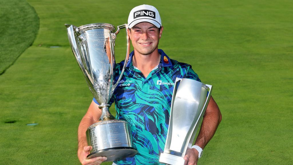 Viktor Hovland sets course record with 61 to win BMW Championship ESPN