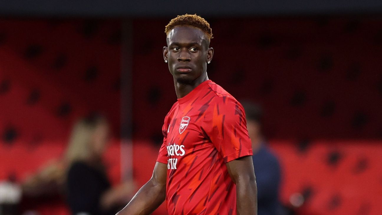 Folarin Balogun of Arsenal FC looks on during the MLS All-Star