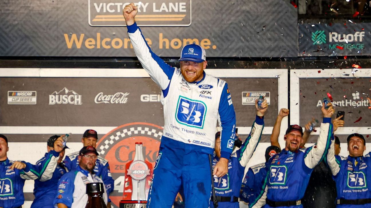 Buescher win puts Wallace in playoffs; Elliott out