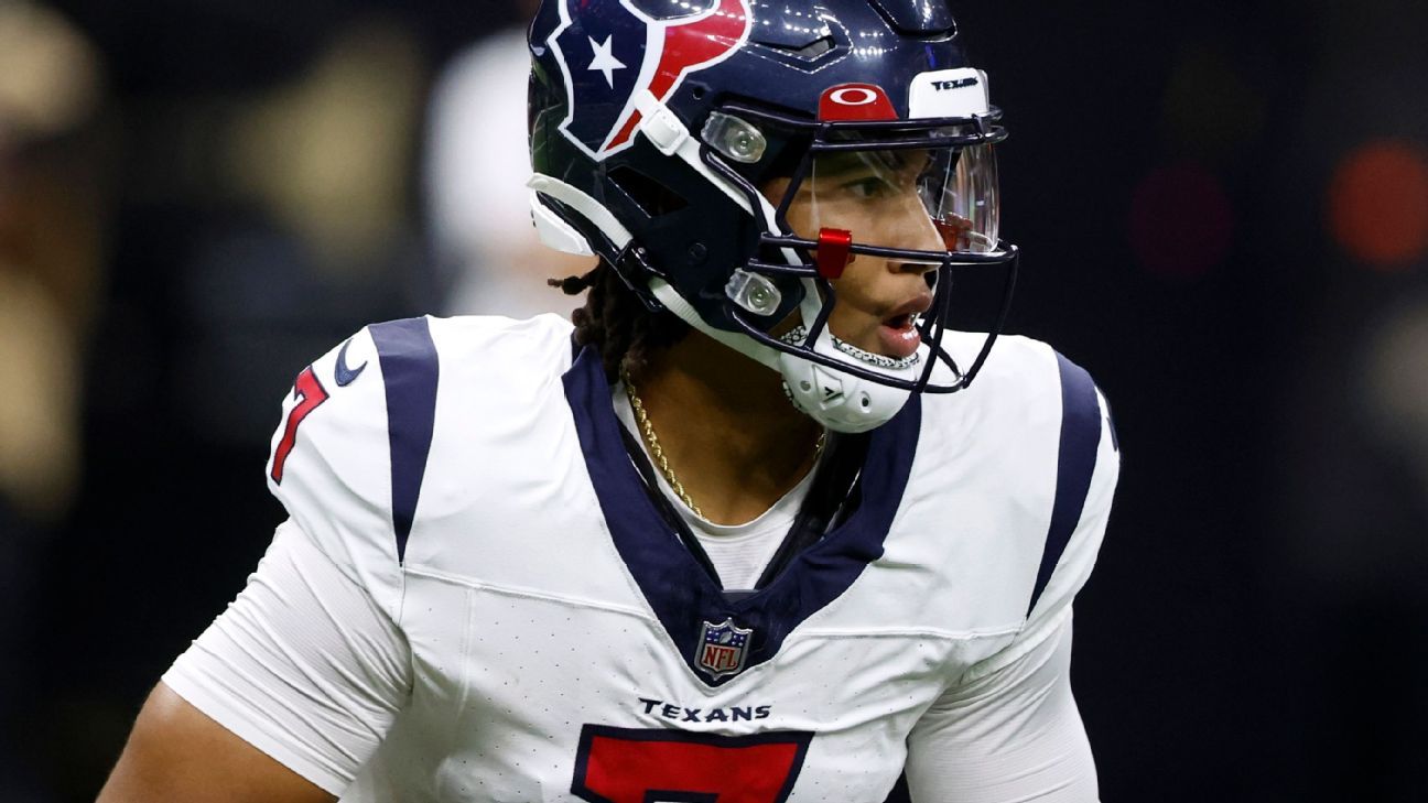 QB Stroud to start for Texans against Saints on Sunday