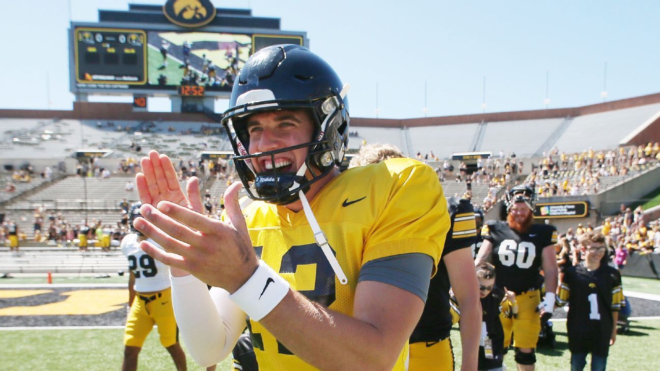 Iowa QB McNamara questionable vs. Utah State